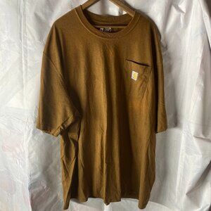 Carhartt Mens loose fitting tshirt size 3xl carhartt brown